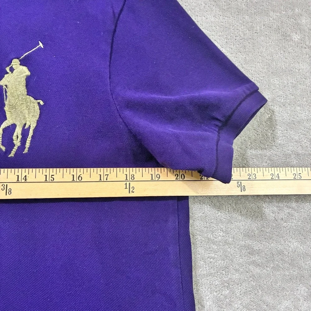 Polo Ralph Lauren Polo Big Pony Shirt Mens Medium Rugby Preppy Collegiate Casual
